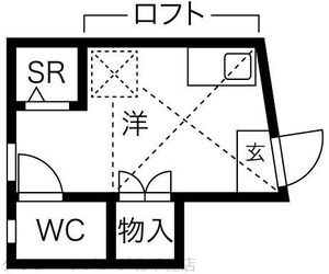 サークルハウス北千住の物件間取画像